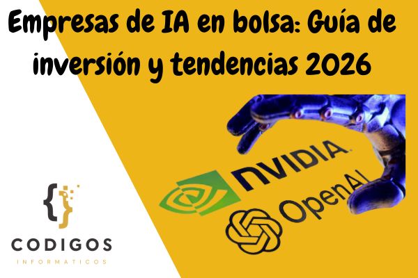 Empresas de IA en bolsa: Guía de inversión y tendencias 2026